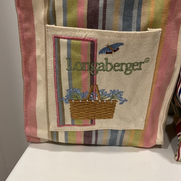 Longaberger Cloth Bag Set of 2 - Picture 3 of 14